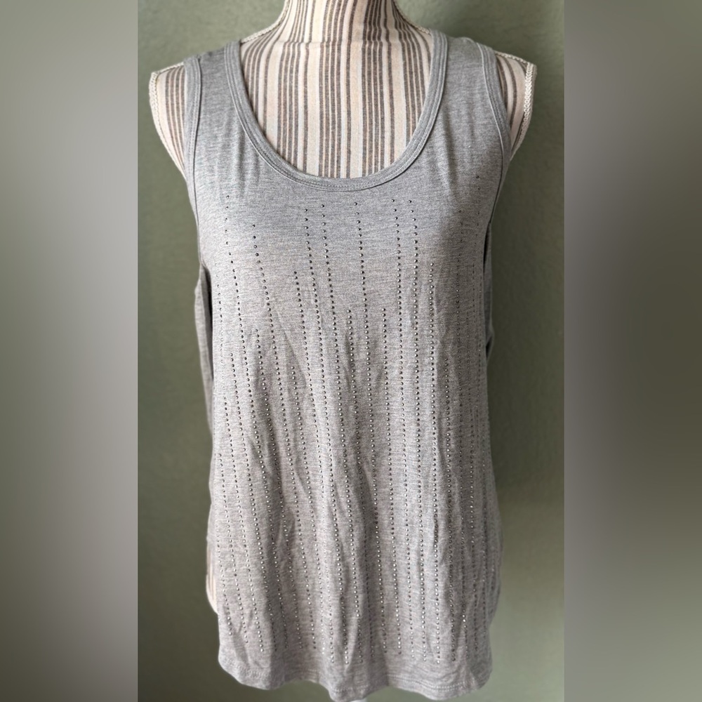 Vocal Gray Tank Top with Modern Appeal